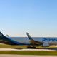 A Boeing 737-800 cargo plane belong to Prime Air, transport Amazon packages, is seen taxing at Chicago O’Hare International Airport, on October 5, 2020